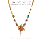 Padmashree 925 Silver Gold Polish Necklace