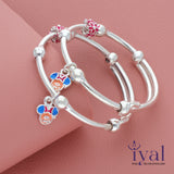 Minni Charm Silver Kid Bangle(0 - 1Yr)