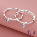 Minni Charm Silver Kid Bangle(0 - 1Yr)