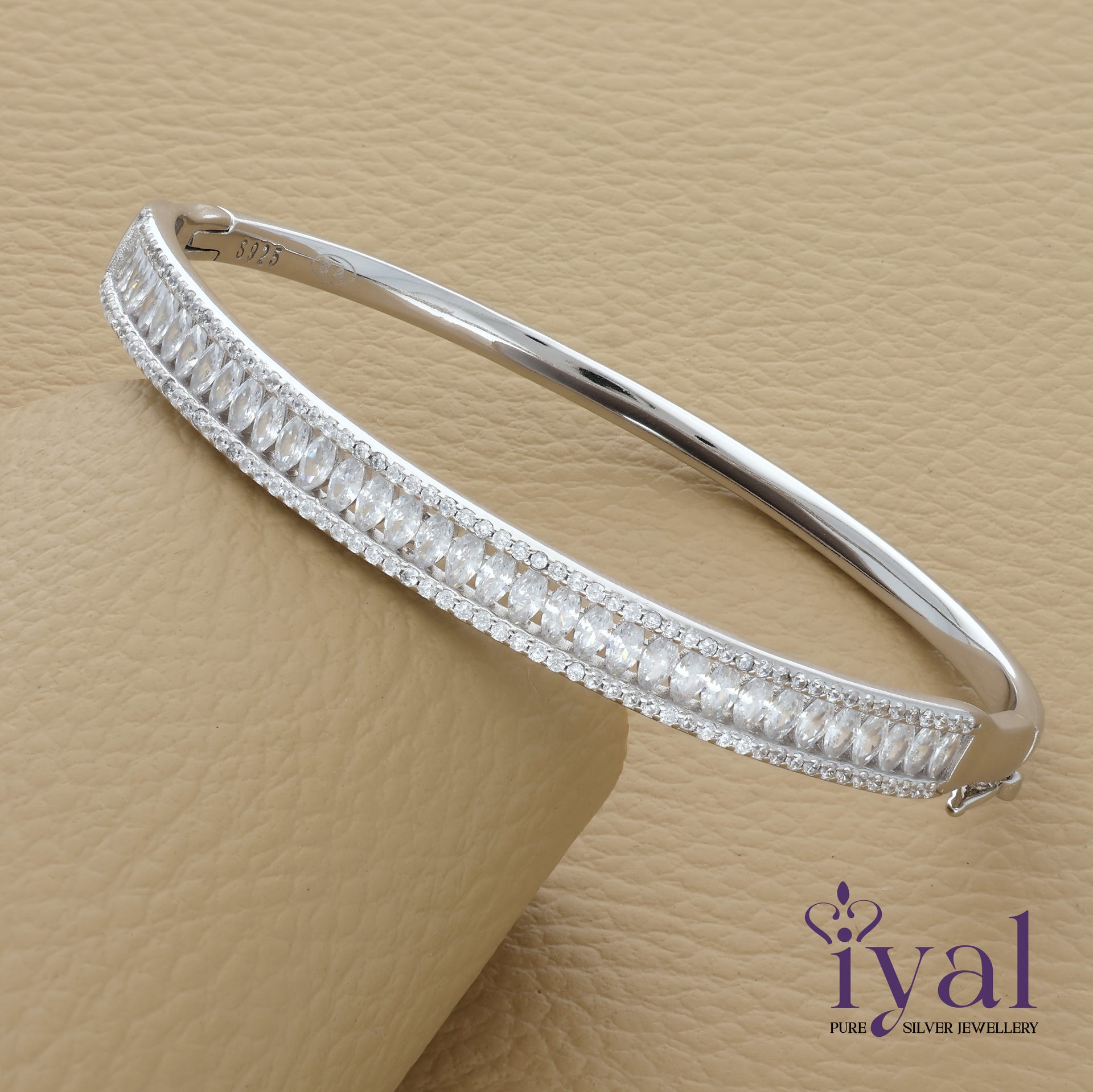 Endearing Silver Kada For Women – Iyal Silver