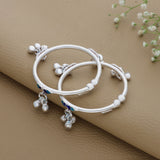 Charming Classic Silver Anklet for Babies(3 to 6months)