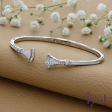 Shimmering 925 Silver Kada