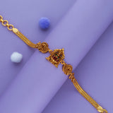 Lakshmi Vaibhavam 925 Gold Polish Silver Bracelet