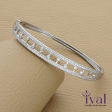 Adorable Silver Kada For Women