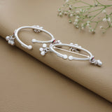 Elegant Classic Silver Anklet for Babies(3 to 6months)