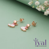 Lovely Bunny Rose Gold Silver Drops(5+ Yrs)