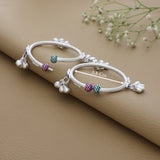 Splendid Classic Silver Anklet for Babies(3 to 6months)