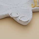 Mystic V Shape Zircon 925 Silver Toering