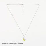Cute Butterfly 925 Silver Kids Chain Pendent(5+ Years)