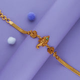 Siddhi Vinayaka 925 Gold Polish Silver Bracelet