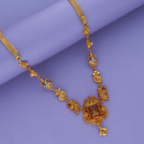 Devi Ambika 925 Silver Gold Polish Necklace