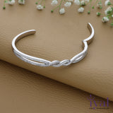 Twisted 925 Silver Kada