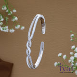 Twisted 925 Silver Kada