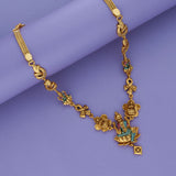 Shripadmika 925 Silver Gold Polish Necklace