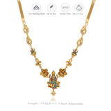 Shripadmika 925 Silver Gold Polish Necklace