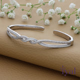 Twisted 925 Silver Kada