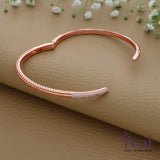 Elegant Rose Gold Polish 925 Silver Kada