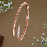 Elegant Rose Gold Polish 925 Silver Kada