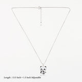 Enchanting Panda 925 Silver Kids Chain Pendent(3+ Years)