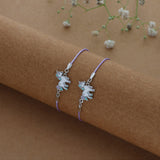 Unicorn Thread 925 Silver Anklet for Kids(6months - 3Years)