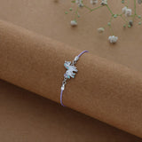 Unicorn Thread 925 Silver Anklet for Kids(6months - 3Years)