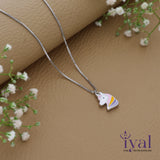 Beautiful Unicorn 925 Silver Kids Chain Pendent(3+ Years)