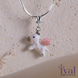 Cute Unicorn Silver Kids Pendent