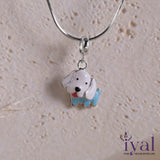 Mesmerising Puppy Silver Kids Pendent