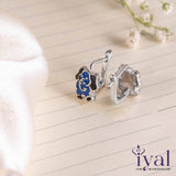 Elephant Cartoon Silver Hoop Earring for Kids