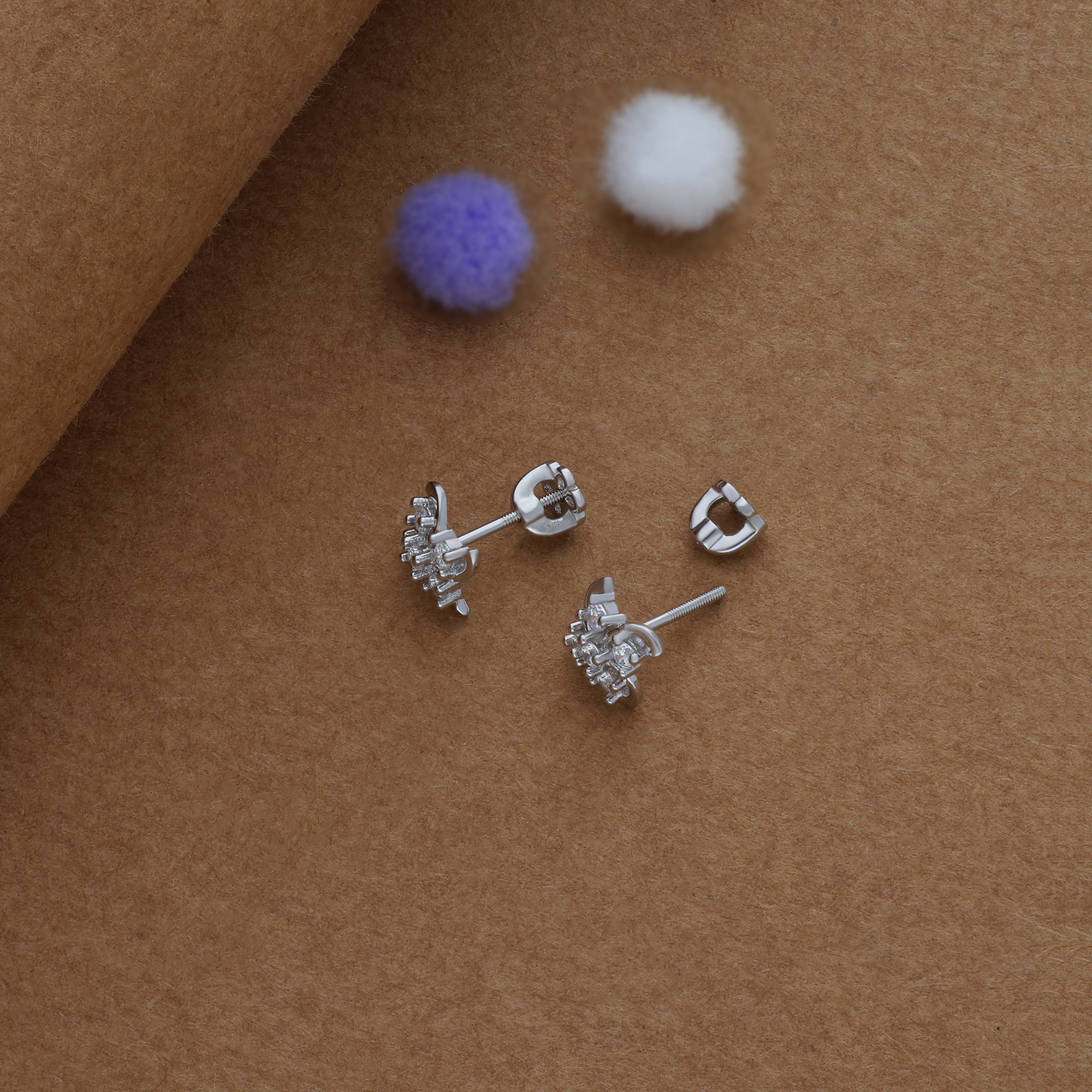 Twisha Bloom 925 Silver Stud Earring