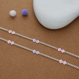 Cute Candy Charm 925 Silver Kid Anklet (4-6 Yrs)