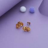 Divini Mahalakshmi Gold Polish 925 Silver Kid Earring
