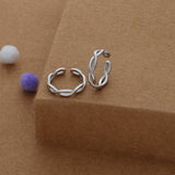 Twisted Loop 925 Silver Toering