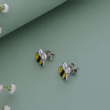 Honey Bee 925 Silver Stud for Kids & Teen(5+ Yrs)