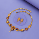 Padma-Lakshmi Traditional 925 Silver Necklace Set