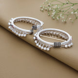 All Bells Classic Silver Anklet for Babies(1 to 2years)