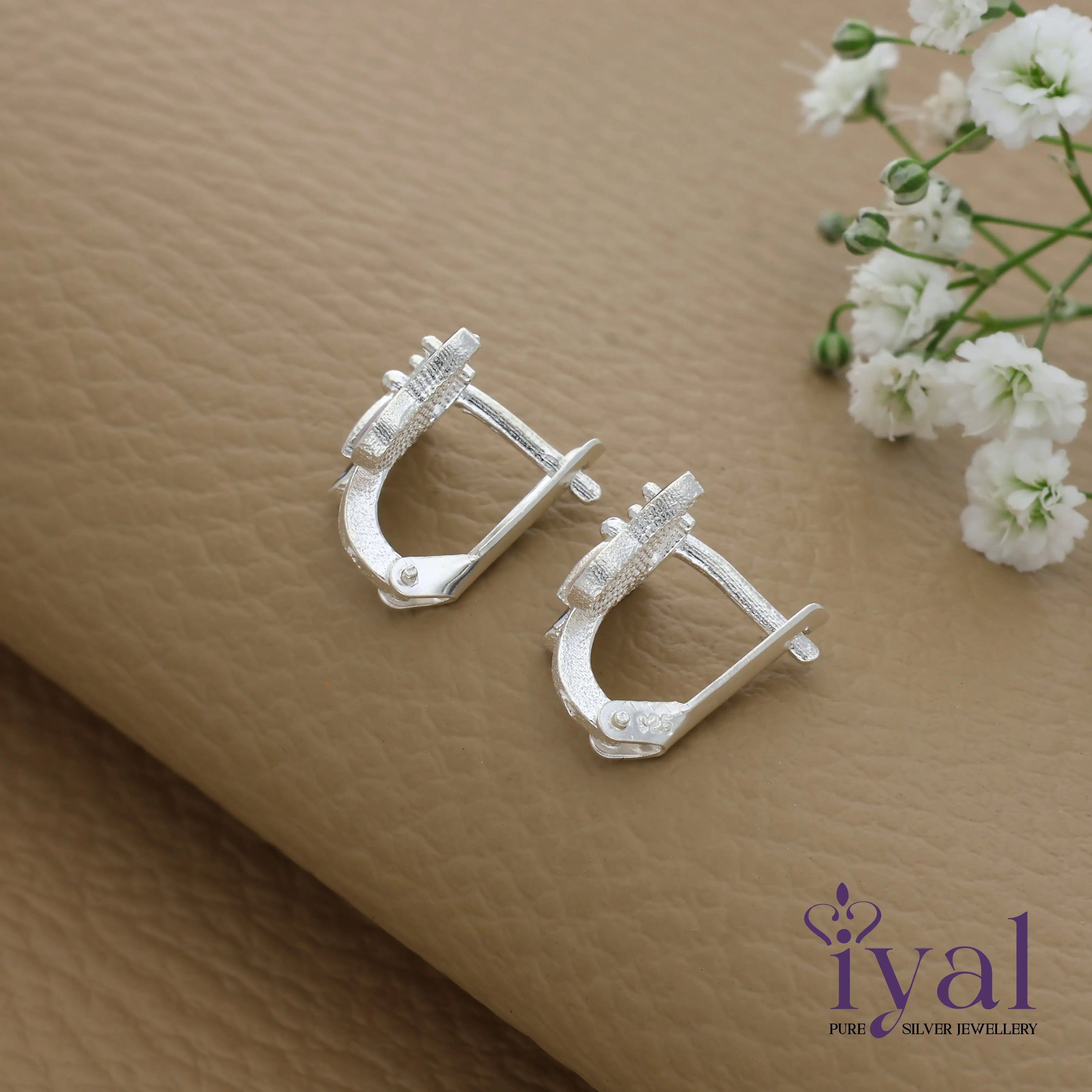 Enchanting Butterfly Silver Hoop Earring for Kids
