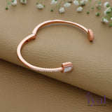 Gorgeous Rose Gold Polish 925 Silver Kada