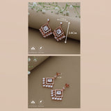 Classic Rose Gold Polish 925 Silver Drop Earring