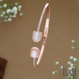 Gorgeous Rose Gold Polish 925 Silver Kada