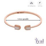 Gorgeous Rose Gold Polish 925 Silver Kada