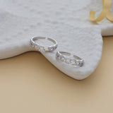 Zircon Link 925 Silver Toering
