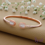 Gorgeous Rose Gold Polish 925 Silver Kada