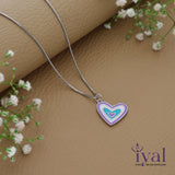 Beautiful Heart 925 Silver Kids Chain Pendent