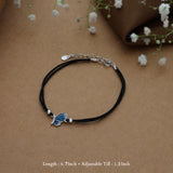 Butterfly Wings Thread 925 Silver Anklet for Kids(3 - 8Years)
