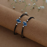 Butterfly Wings Thread 925 Silver Anklet for Kids(3 - 8Years)