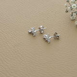 Flower Drops Silver Earring for Women & Teens