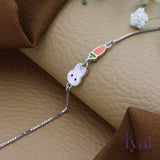 Lovely Bunny Minimal 925 Silver Bracelet(1-7Yrs)