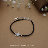 Flower Thread 925 Silver Anklet for Kids(3 - 8Years)