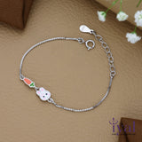 Lovely Bunny Minimal 925 Silver Bracelet(1-7Yrs)